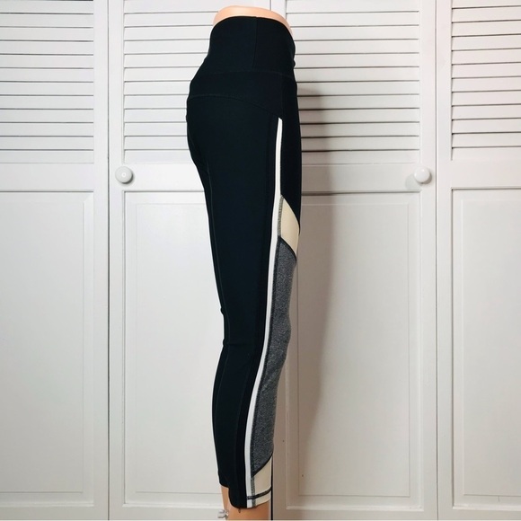 RBX Black Multi Ankle Leggings Size Large - Picture 3 of 7